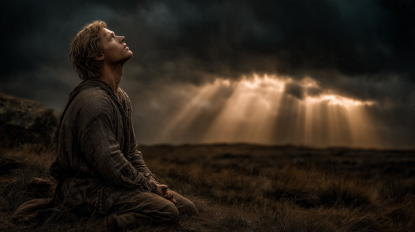 alewek_cinematic_biblical_scene_Job_kneeling_alone_after_his__cdc25f96-7109-4aa8-ad8a-40fa01dea54f_0